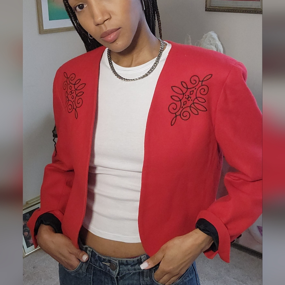 Vintage Leslie Fay Wool Jacket - Picture 3 of 12